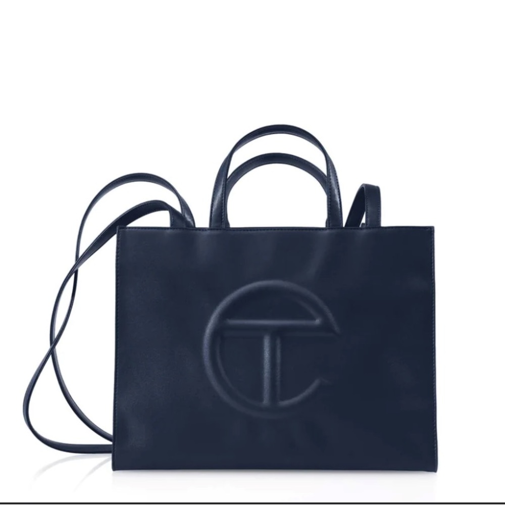NWT Telfar Navy Medium Shopping Bag